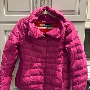 Eddie Bauer Women's Fuchsia Puffer Jacket